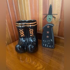 Witch Boots Vase
